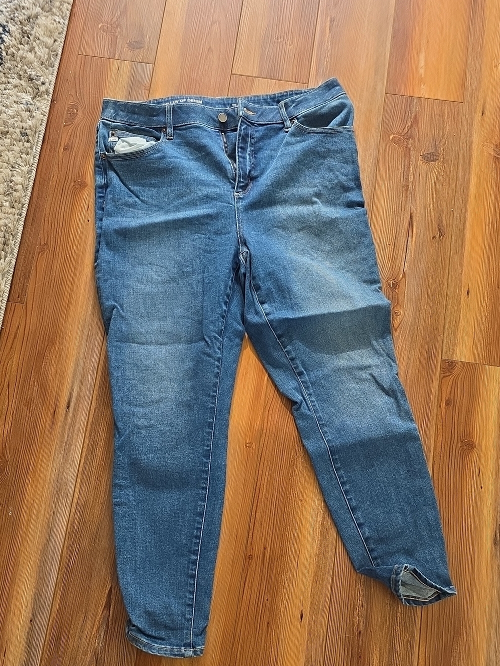 Blue Women's Stretch Denim Jeans